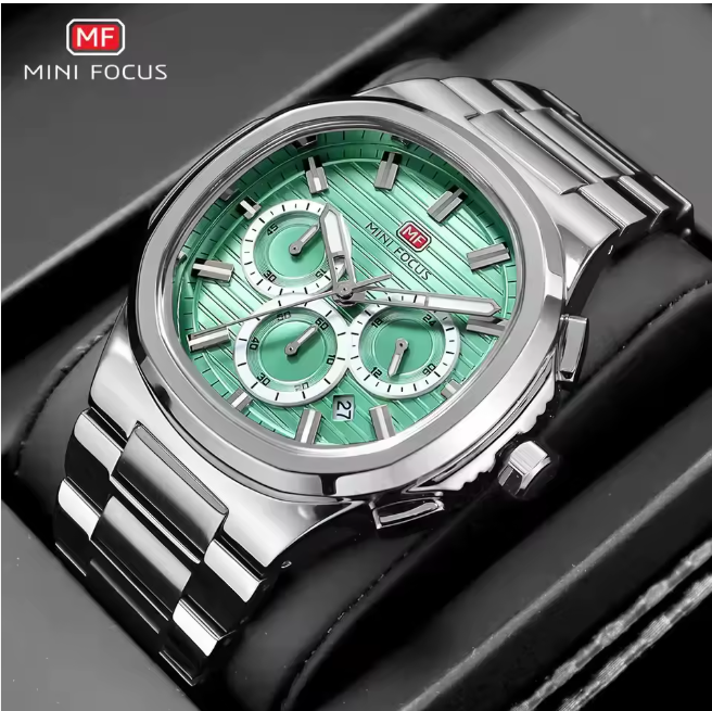 MINI FOCUS Men's Waterproof  | Chronograph | Business Casual Wristwatch